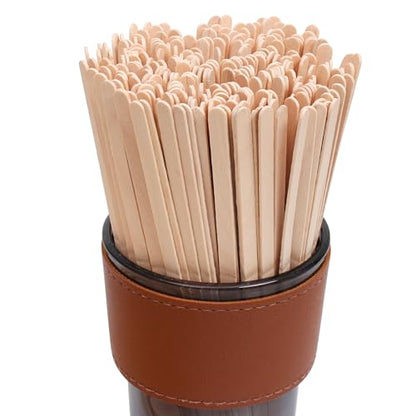 ANTETOK Wooden Coffee Stirrers - Coffee Stir Sticks 7 Inch,500pcs Disposable Birch Wood Coffee/Beverage Stirrers,Swizzle Drink Sticks,Coffee Bar Accessories - size: 7Inch-500pcs