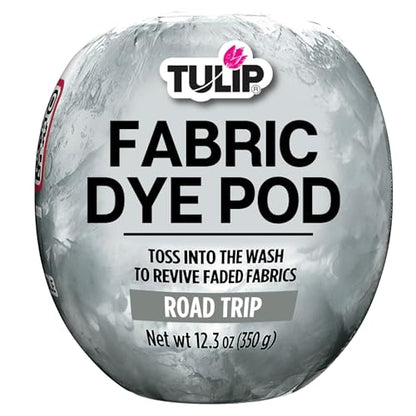 Tulip Fabric Dye Pod Road Trip (Gray), Dye for Washing Machines - color: Road Trip