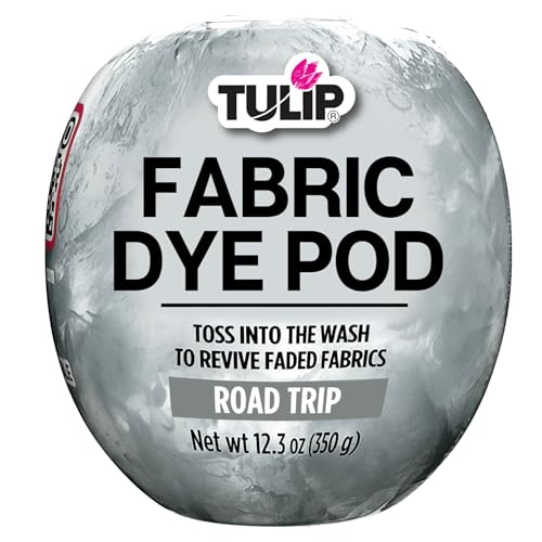 Tulip Fabric Dye Pod Road Trip (Gray), Dye for Washing Machines - color: Road Trip