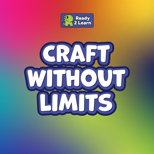 READY 2 LEARN Textured Art Tools - 4 Yellow Paint Sponges for Kids - Thick Kids Paint Brushes - Easy-Grip Paint Brushes - Art Supplies for Toddlers 1-3 - color: Imagine Colors