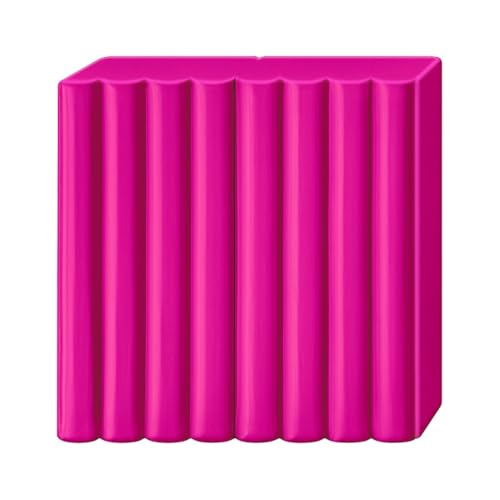 STAEDTLER Polymer Modelling Clay - FIMO Professional - Oven Bake Clay - True Magenta, 57g - 1 Block, 8040-210 - color: True Magenta