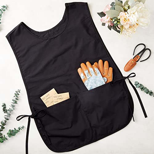 Cobbler Aprons with Pockets, Unisex Work Smocks (3 Pack, 19 x 28 In)