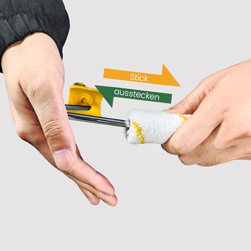Voomey Paint Roller Covers 4 Inch，1/3" Nap Mini Roller Covers，Roller Covers for Painting，Home Painting Supplies，Pack of 48. - size: 4 inch 48pcs