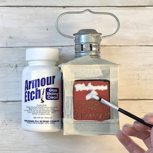 Over'N'Over Reusable Glass Etching Stencils – Durable Self-Stick Designs for Glass, Mirrors, and Ceramics with Armour Etch Cream – 5” x 8” Stencil Sheet - Seaside Paradise