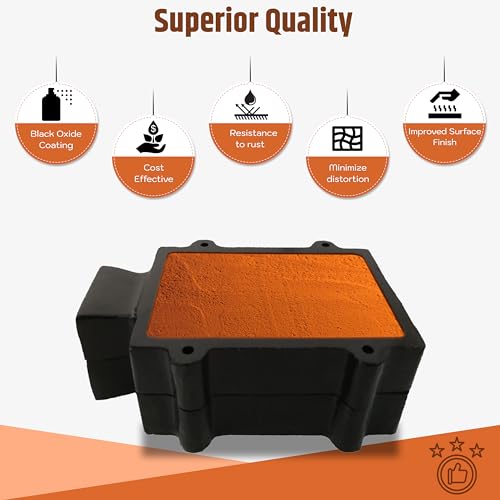 Simond Store 2 Part Sand Casting Mold - Cast Iron Casting Flask Mold for Jewelry Making Supplies for Metal Casting, Metal Casting Molds, Petrobond Casting Sand - size: 2 Part Flask Mold