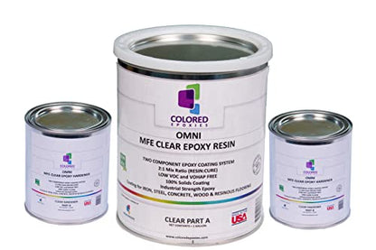 Colored Epoxies 1038 Clear 1.5 Gallon Kit Resin and Hardener - color: Clear, style: 1.5 Gallon