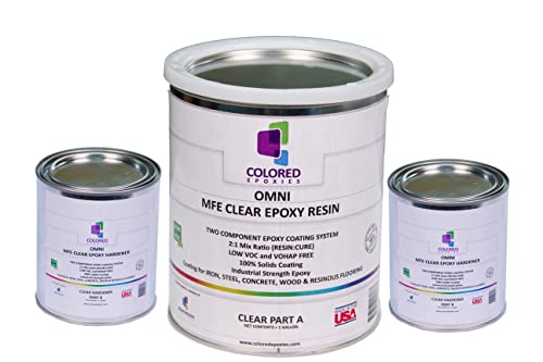 Colored Epoxies 1038 Clear 1.5 Gallon Kit Resin and Hardener - color: Clear, style: 1.5 Gallon