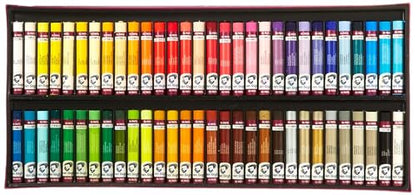 Van Gogh Oil Pastel, Round Full Stick, 60-Piece Set | Artist-Grade Oil Pastel Set for Creative Artwork, Rich Colors and Vibrant Pigments, Soft Texture for Smooth Blending - style: 60-Piece Set, General Selection