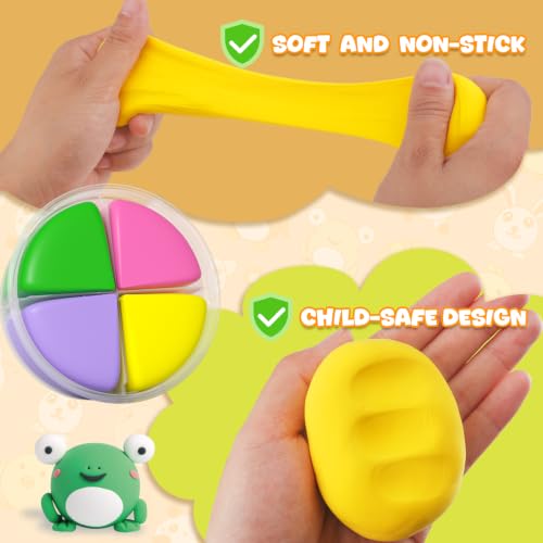 LOUFOR Air Dry Clay Kits - Modeling Clay for Kids, Ultra Light & Soft, Safe & Non-Toxic, 12 Boxes DIY Model Magic Clay with Sculpting Tools & Tutorials, Creatible Art Crafts Toys Gifts Boys Girls - color: #01-Pet Paradise