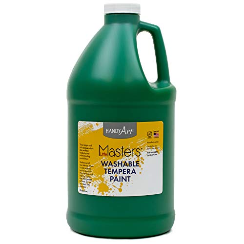 Handy Art Little Masters Washable Tempera Paint Bundle (64 Fl Oz, Half Gallon)
