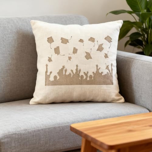TIAMECH A4 Reusable Graduation Stencil for Painting | Congratulation Students Cap Layering Template, DIY Wall Art, Wood Furniture, Scrapbook & Crafts (8.3x11.7inch) - style: Graduation