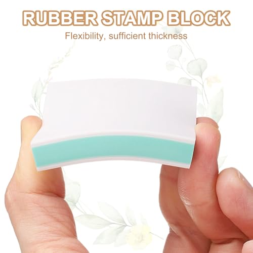 PATIKIL 24Pcs 2X2" Rubber Carving Blocks, Soft Linoleum Art Carving Block Square Crafts Stamp Making for Printmaking Stamps Carving Supplies, Green - color: Green