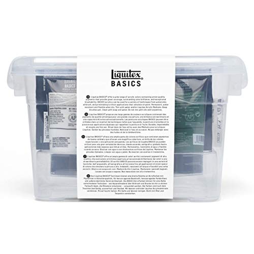Liquitex BASICS Acrylic Paint Set, 9 x 75ml (2.4-oz), Starter Box - style: Starter Box 9 x 75ml (2.4-oz)