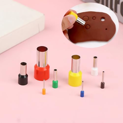 15PCS Polymer Clay Tool Set Acrylic Clay Roller with Thickness Ring,Sheet Backing Board,Clay Scraper,Round Shape Clay Cutter for DIY Craft Pottery Polymer Clay Shaping Tool