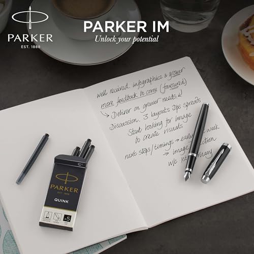 Fountain pen PARKER IM, size F, ink cartridge.