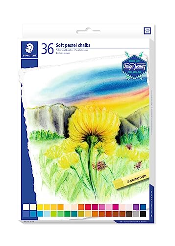 Staedtler Karat Premium Quality Soft Pastel Chalks. 2430C36 - size: 36 Count (Pack of 1)