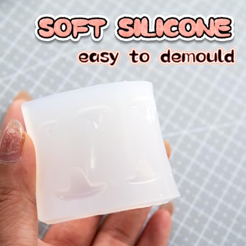 Nuvretk 8 Cute Silicone Molds for Needle Felting - Cat Nose Shapes for Stuffed Animals, DIY Crafts, and Accessories (Triangle) - size: CAT-Triangle