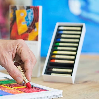 SENNELIER Oil French Pastel for Professional Artists, Intro Set of 12 - color: Multi, size: 12 Count (Pack of 1)