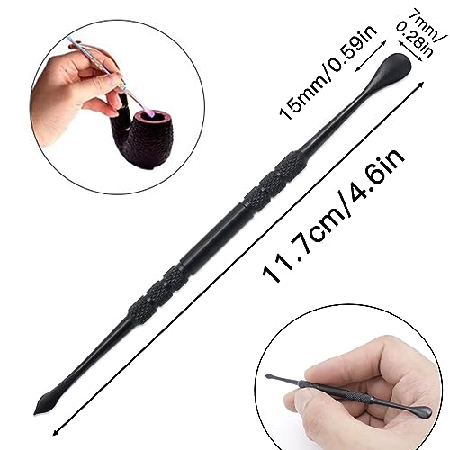 Joyangy 3PCS Wax Carving Tools, Stainless Steel Double-Headed Sculpting Kit, 4.6" Wax Modeling Engraving Spoons for Clay Pottery Molding Shaping, Black - size: 3 Pack(Black)