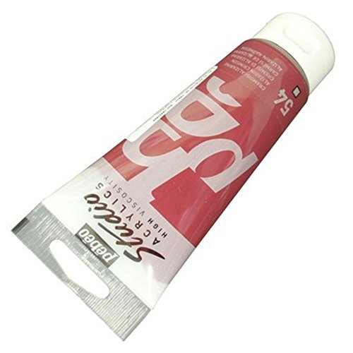 Pebeo - Acrylic Fine Studio Acrylics - Alisarin Crimson - Alisarin Crimson 100ml/3.38oz, Alizarin Crimson - color: Alizarin Crimson