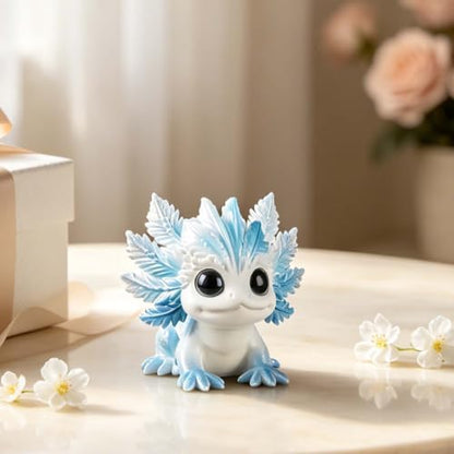 3D Cute Axolotl Silicone Mold, Salamander Walking Fish Candle Soap Making Mold, Flexible Epoxy Resin Casting Mold for DIY Aromatherapy Plaster, Fantasy Home Decor