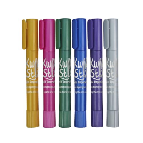 Kwik Stix Solid Tempera Paints, Thin Stix Paint Pens, Super Quick Drying, 6 Neon, 6 Metalix & 12 Classic Vibrant Colors - TPG-620 (Pack of 288) - size: 24 Count (Pack of 12)