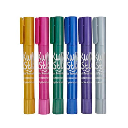 Kwik Stix Solid Tempera Paints, Thin Stix Paint Pens, Super Quick Drying, 6 Neon, 6 Metalix & 12 Classic Vibrant Colors - TPG-620 (Pack of 288) - size: 24 Count (Pack of 12)