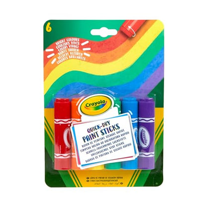 Crayola Paint Sticks, No Water Required, Paint Set For Kids, Art Supplies, 6 Count, Multi - size: 6 Count (Pack of 1)