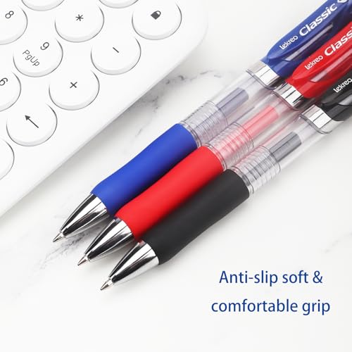 Classic Retractable Gel Roller Pens, 0.7mm Fine Point (Black Ink - 60 Packs) - color: Black Ink - 60 Packs