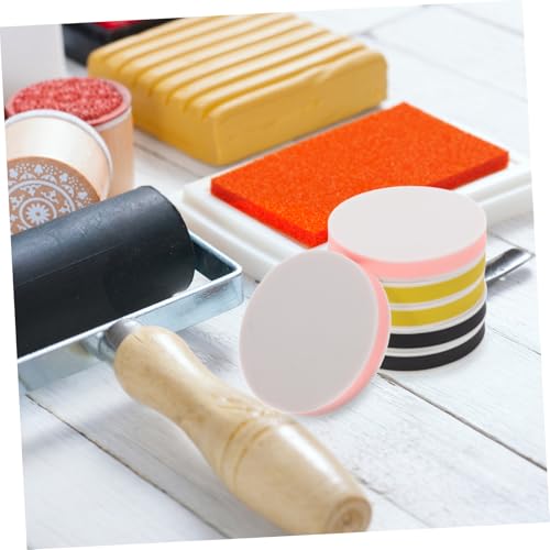 Veemoon 6pcs Soft Rubber Carving Blocks for Engraving and Stamp Making for Artists and Craft Projects Easy to Use for Creative Doodling and Printmaking
