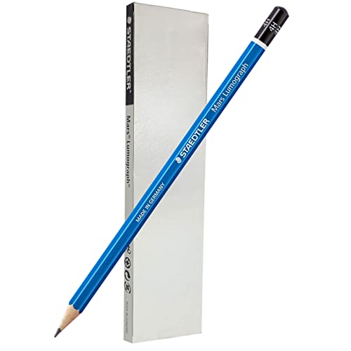 STAEDTLER Mars Lumograph 4H Graphite Art Drawing Pencil, 6 Pencils - style: 4H