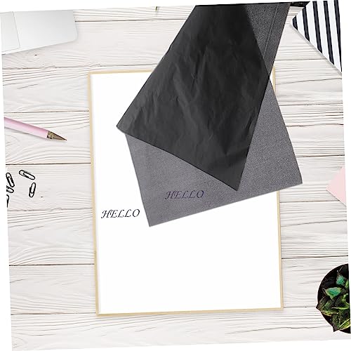 Angoily Graphite Carbon Transfer Paper for Tracing and Copying 25 Sheets of Graphite Paper for Artists DIY Projects and Office Use