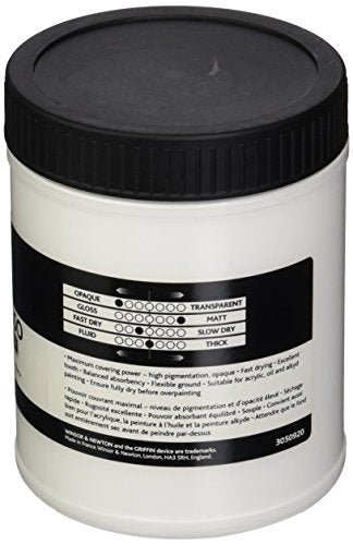Winsor & Newton Professional Acrylic Medium, White Gesso, 450ml (15.2-oz) - color: White Gesso, style: 450ml (15.2-oz)