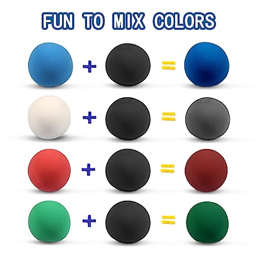 ifergoo Black Air Dry Clay, DIY Creative Modeling Clay for Kids, Super Light Magic Foam Clay for Kids Age 3-12, Soft, No-Sticky & Non-Toxic, Molding Clay for School Art & Craft Project(100g/3.5oz) - color: Black/100g