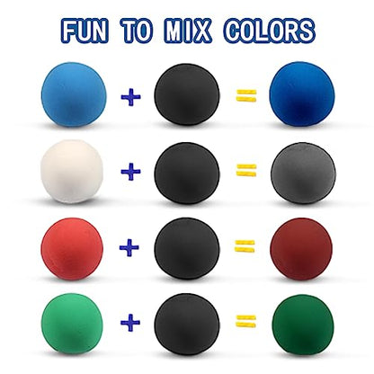 Ifergoo Black Foam Modeling Clay- Moldable Cosplay, Air Dry, Squishy Molding Clay for Adult Arts & Craft Project, Fake Bake, Slime Supplies, 1.1LBS/500G - color: Black/500g