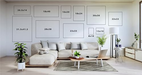 Kate and Laurel Sylvie Blank Framed Canvas Wall Art; 14x26.5 Black; Modern Empty Canvas for Paint-Your-Own Art; Ready to Paint Premium Canvas Already Framed - color: Sylvie Black