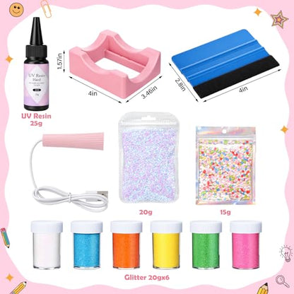 Meanplan 24 Pcs End of Year Teacher Appreciation Gifts DIY Snow Globe Tumbler Starter Kit, 16 oz 4 Double Wall Cups, UV Dtf Cup Wraps Glitter Sequins Tools for Back to School Birthday Retirement Gifts - style: Teacher Appreciation