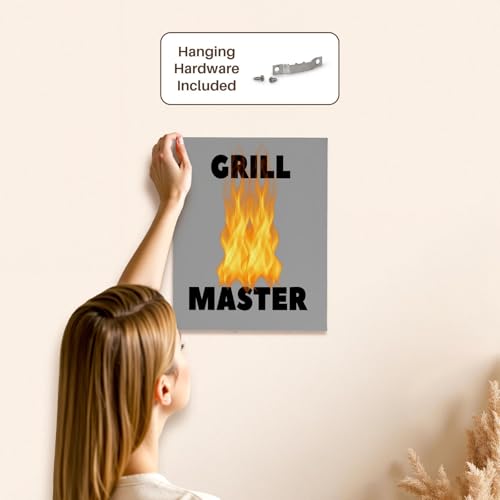 3dRose Image of quote grill master Museum Grade Canvas Wrap 11x14 - size: 11"L x 14"W