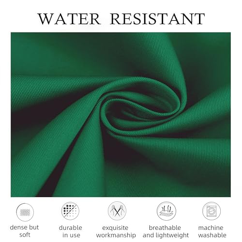 Kitchen Cooking Apron for Women Men Water-Resistant Artist Barista Baking Craft Catering Work Bib with Large Pockets - color: Green