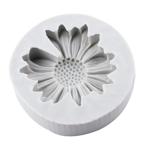 Chrysanthemum Flower Polymer Clay Mold Chrysanthemum Silicone Molds Daisy Flower Mold for DIY Crafts Air Dry Clay Plaster Epoxy Resin Casting Jewelry Making - color: Style G