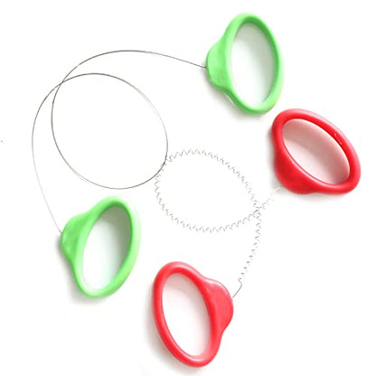 Pottery Wire Tool, Green and Red Handle Standard Clay Wire Cutter for Pottery Wheel and Clay Artists, Pottery Wire Tool Widely Used in Pottery Wheel and Clay Cutting Sculpting Pottery Wire Tools - color: Green and Red