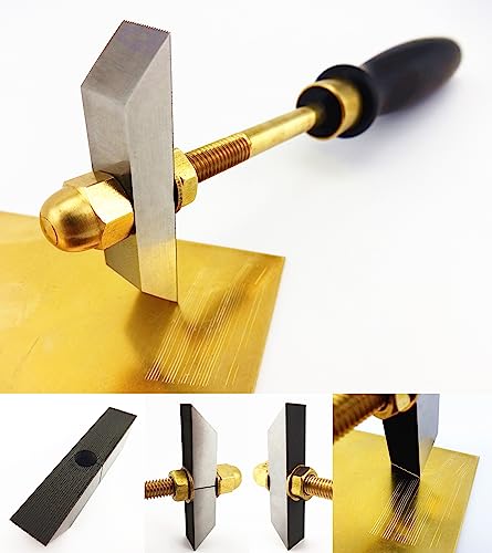 1pc 20 Lines Print Printmaking Copperplate Carving Etch Mezzotint Pull Rows Line Cutter Chisel Tool