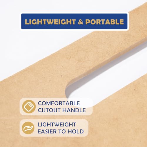 Falling in Art 19x25 Sketch Board, Drawing Tote Board for Artists with Sturdy Clip and Rubber Bands, Portable Art Clipboard for Classroom and Studio Drawing - size: 19X25"