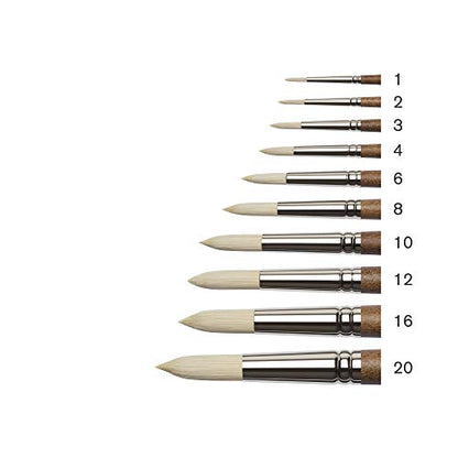 Winsor & Newton Artists' Oil Synthetic Brush, Round #6 - style: Round #6