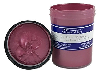 Pearlescent Textile Paint 8 oz. (Old Rose) - color: Old Rose