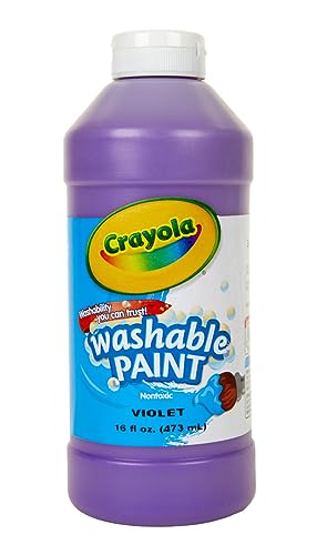 Crayola Washable Paint, Violet, 16oz - color: Violet