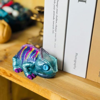 Lizard Resin Silicone Mold Chameleon Animal Epoxy Casting Kit Palm Size - color: Chameleon