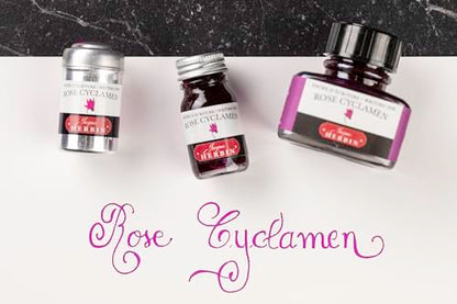 Herbin Fountain Pen Ink - 30ml Bottled - Rose Cyclamen - color: Rose Cyclamen, size: 1 fl oz