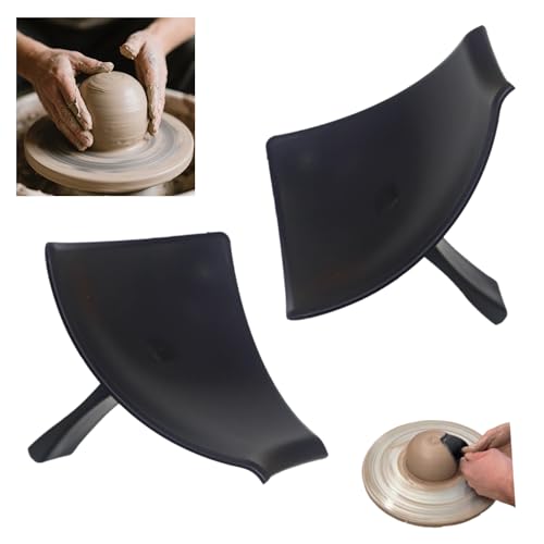 QZAVIRE Clay Centering Aid for Wheel Throwing - Beginner Potters Clay Tools & Wheel Throwing Assist, Portable Pottery Centering Tool for Home Kiln Studios Porcelain Making (1)