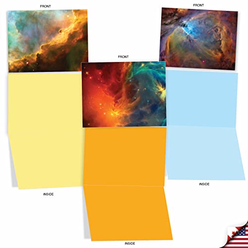 The Best Card Company - Box of 10 All Occasion Cards Blank (4 x 5.12 Inch) - Scenic Landscape Cards Assorted - Galacticards M3977 - style: Galacticards